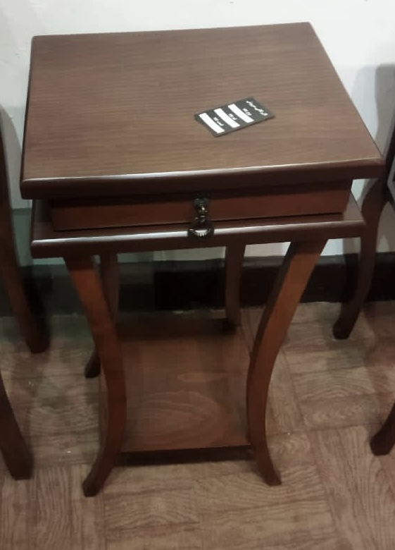 میزتلفن تک کشو چوبی کد1319
